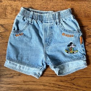 VINTAGE Baby Mickey Shorts 18mo